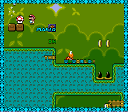 Mario in the Unworld Title Screen